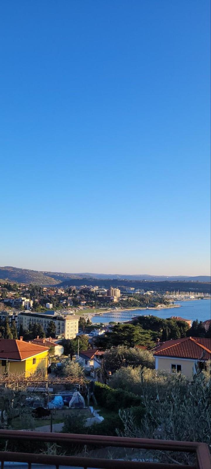 Panoramic View Near The Beach In Portotoz+P Portorož Buitenkant foto