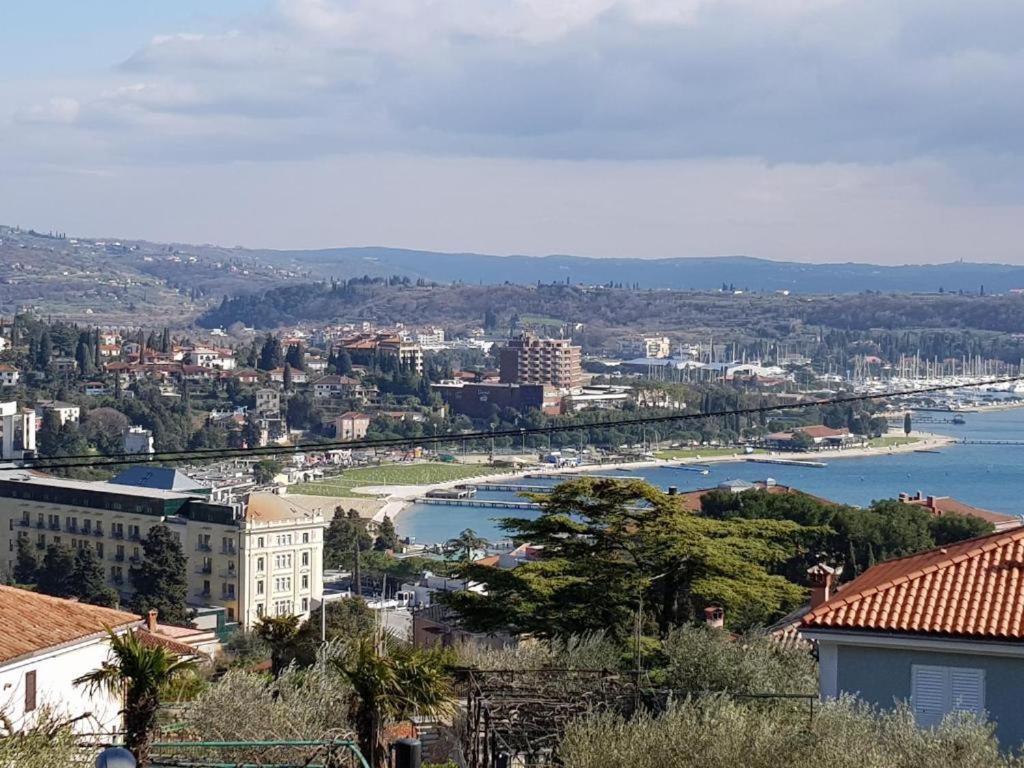 Panoramic View Near The Beach In Portotoz+P Portorož Buitenkant foto